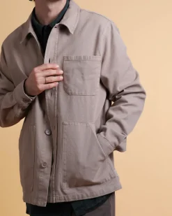 Twill Men's Overshirt, , S Overshirts