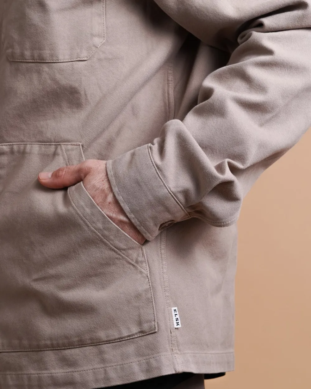 Twill Men's Overshirt, , S Overshirts