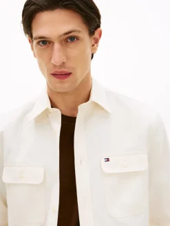 Tommy Hilfiger Twill Regular Overshirt, , XXL- Overshirts