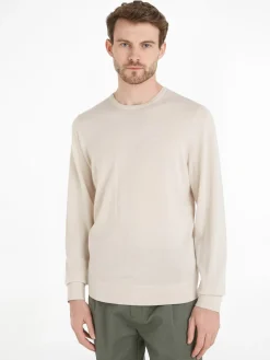 Calvin Klein Uld Striktrøje, , XL- Strik