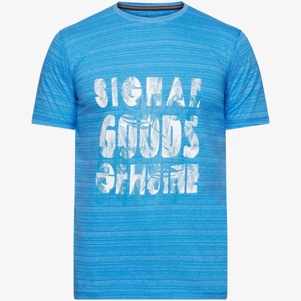 Clearance Ulric Shadowstripe W. Print + T-shirt, , L T-Shirts & Poloer