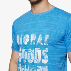 Clearance Ulric Shadowstripe W. Print + T-shirt, , L T-Shirts & Poloer