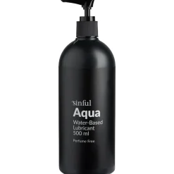 Sinful Vandbaseret Glidecreme, 500 ml- Glidecreme & Kondomer