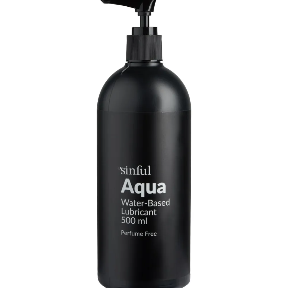 Sinful Vandbaseret Glidecreme, 500 ml- Glidecreme & Kondomer