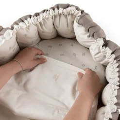 Sebra Vådliggerlagen til Babynest,-Børn Sengerand & Babynest