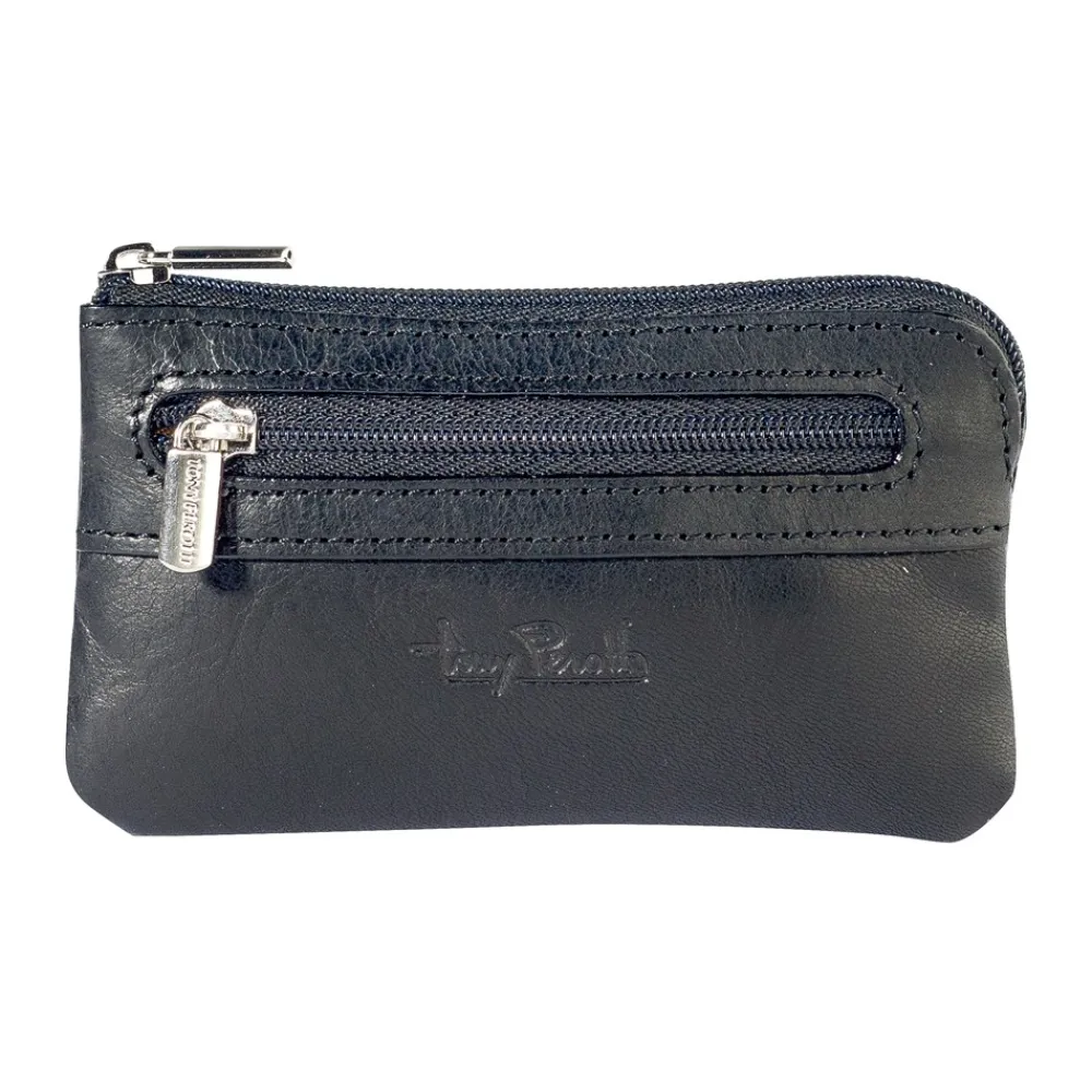 Tony Perotti Vegetale Leather Zippered Nøglepung,- Tasker