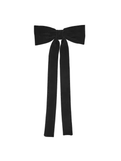 Beck Söndergaard Velvet Bow Hårspænde,-Dame Hårpynt