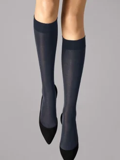 Wolford Velvet De Luxe 50 Knee-Highs, , M-Dame Strømper