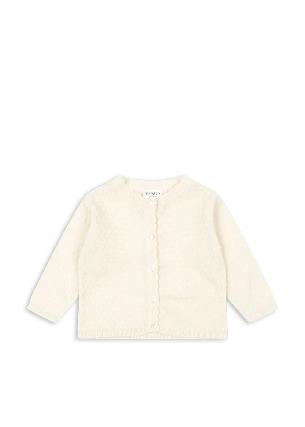 Online Venti Pointelle Cardigan, , 80 cm Børn Cardigans