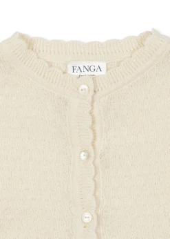 Online Venti Pointelle Cardigan, , 80 cm Børn Cardigans