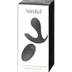 Sinful Vibrerende Butt Plug- Sexlegetøj