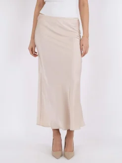 Online Vicky Heavy Sateen Nederdel, , 40 Dame Nederdele
