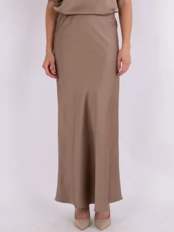 Neo Noir Vicky Heavy Sateen Nederdel, , 42-Dame Nederdele