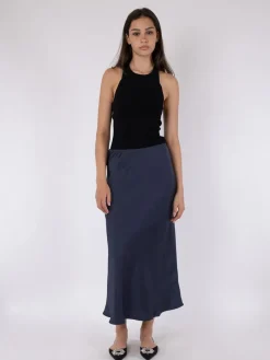 Neo Noir Vicky Heavy Sateen Nederdel, , 40-Dame Nederdele