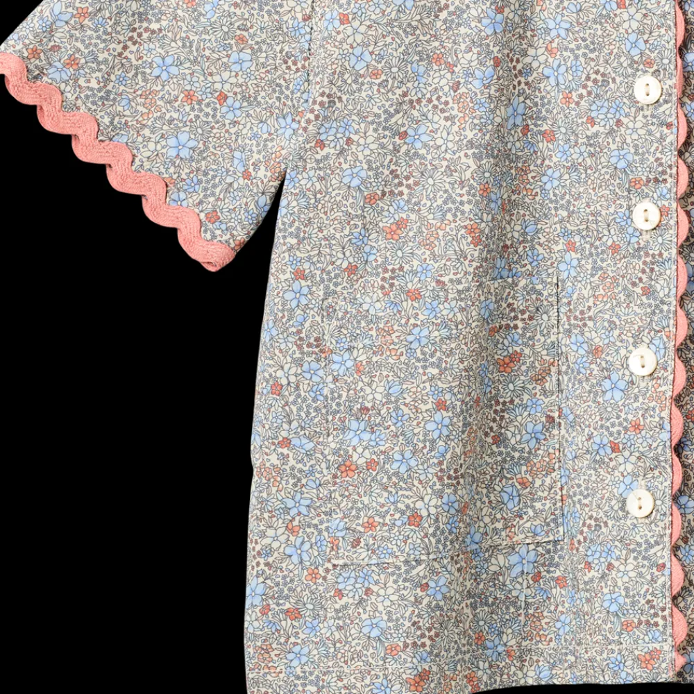 Wheat Vilma Lace Skjorte, , 110 cm-Børn Skjorter