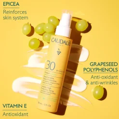 Caudalie Vinosun Invisible High Protection Spray, , 150 ml- Solbeskyttelse