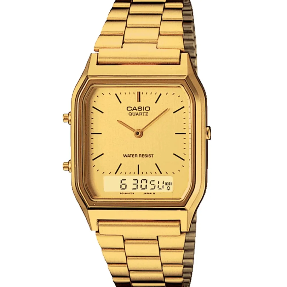Discount Vintage AQ-230GA-9DMQYES Anadigi Ur, , 28 mm Dame Ure|Ure