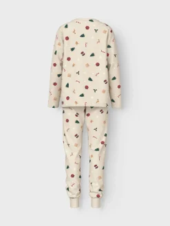 Name It Vismas Kids Pyjamassæt, , 116 cm-Børn Undertøj & Nattøj