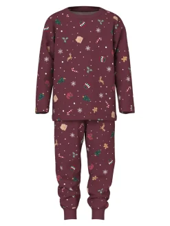 Hot Vismas Mini Pyjamassæt, , 116 cm Børn Undertøj & Nattøj