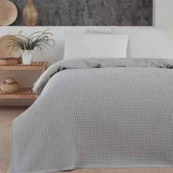 Best Waffle Sengetæppe, , 220x220 cm Sengetæpper