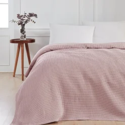 By Skagen Waffle Sengetæppe, , 240x260 cm- Sengetæpper