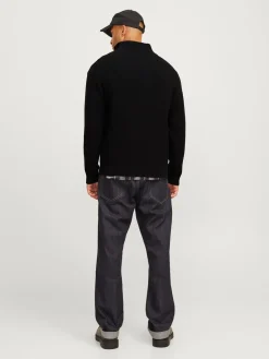 R.D.D. Royal Denim Division Walt half Zip Striktrøje, , M- Strik