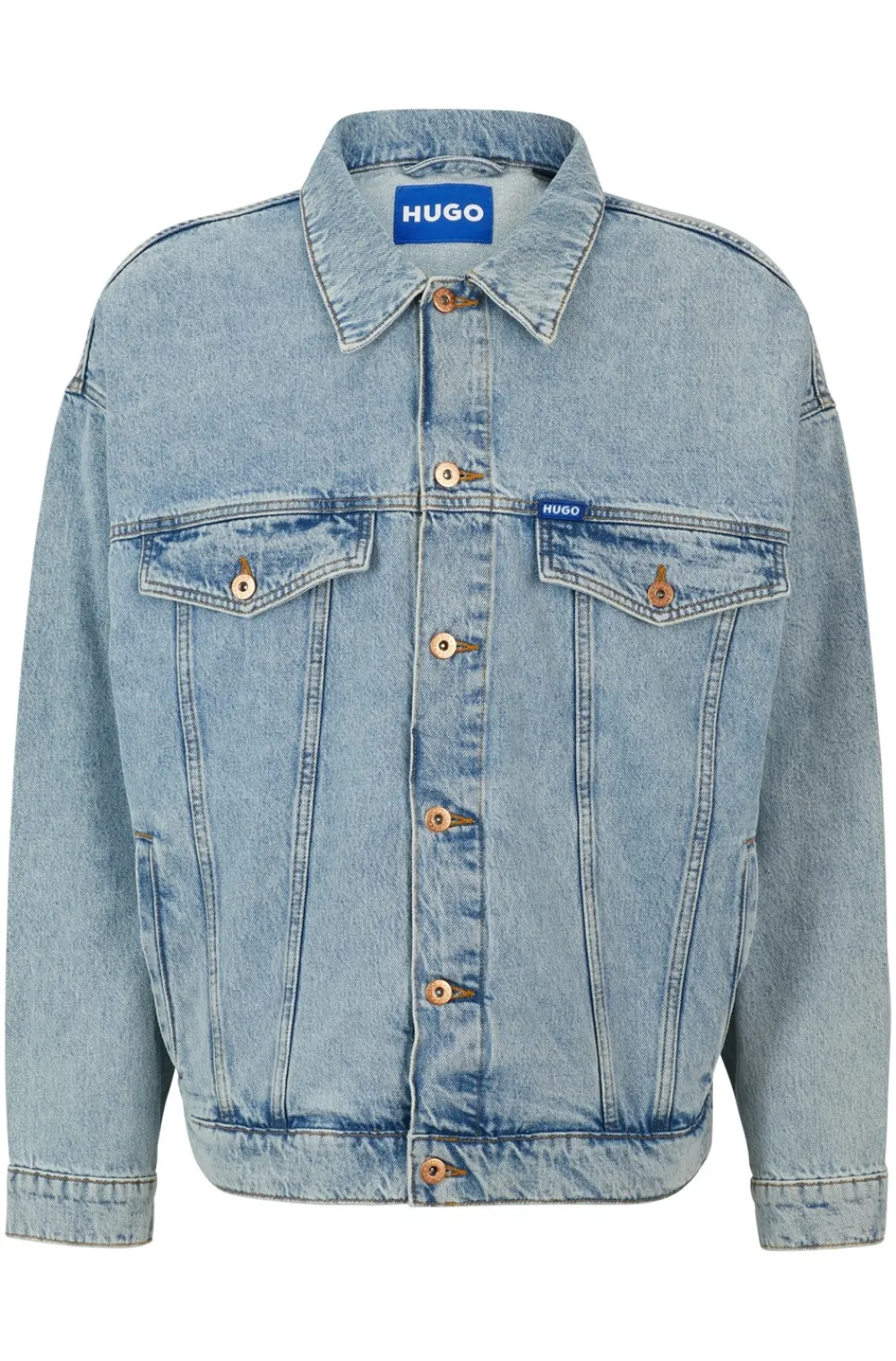 Hugo Blue Wes Denimjakke, , S- Jakker & Frakker