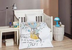 Outlet What If I Fall Babysengelinned, , 70x100 cm Børn Sengetøj|Sengetøj & Tæpper