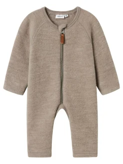 Name It Wmino Wool Jumpsuit, , 62 cm-Børn Bodies & Heldragter