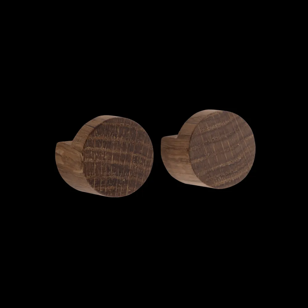 Ekta Wood Knot 2-pak Knage,- Bøjler & Knager