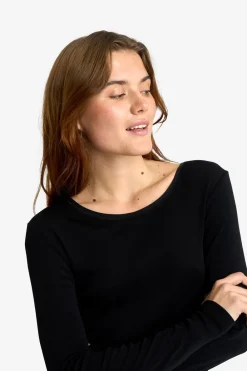Hot Wool Langærmet T-Shirt, , S Dame T-Shirts & Toppe