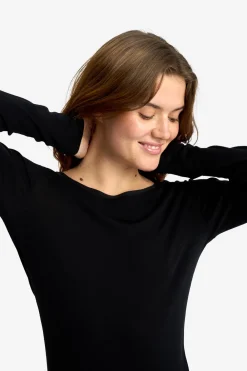 Hot Wool Langærmet T-Shirt, , S Dame T-Shirts & Toppe