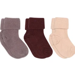 Best Wool Rib Baby 3-pak Strømper, , 15-16 Børn Sokker & Strømper