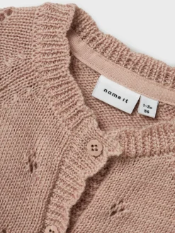 Name It Wrilla Wool Knit Cardigan, , 68 cm-Børn Cardigans
