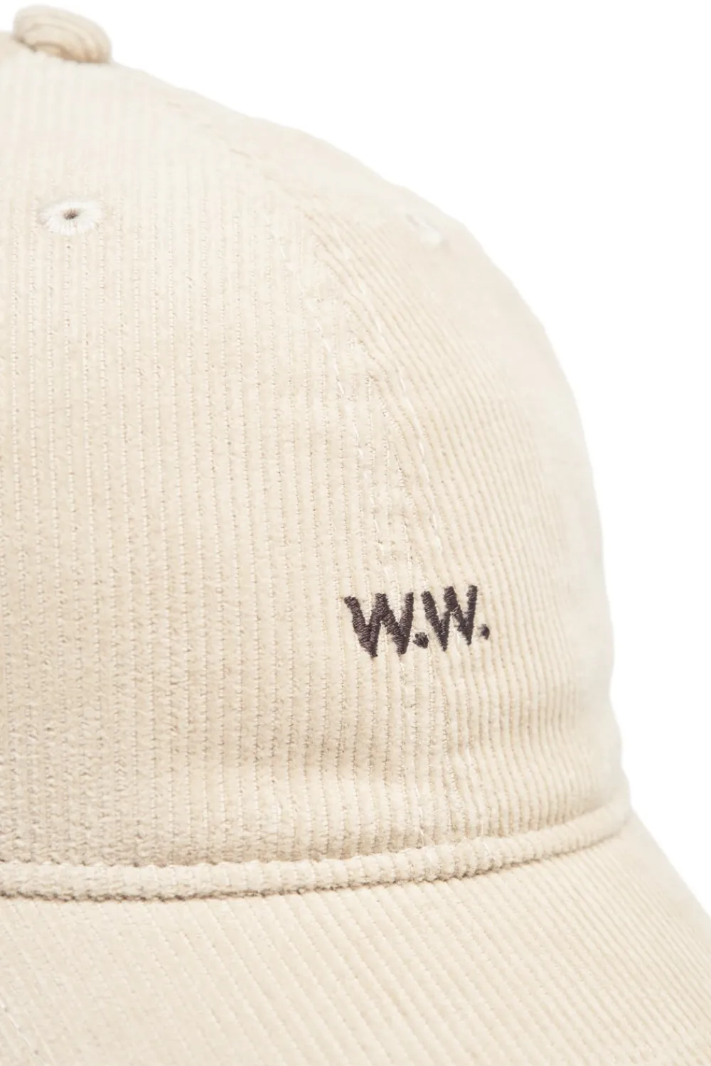 Wood Wood W.W.Cap Fløjl Cap, , One size- Huer & Kasketter