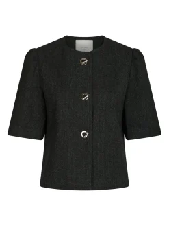 Hot Xanthe Herringbone Blazer, , 40 Dame Jakker & Frakker
