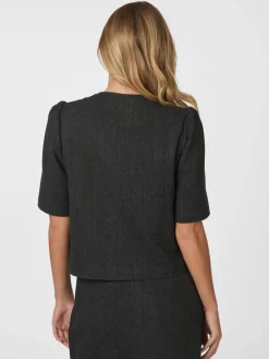 Hot Xanthe Herringbone Blazer, , 40 Dame Jakker & Frakker