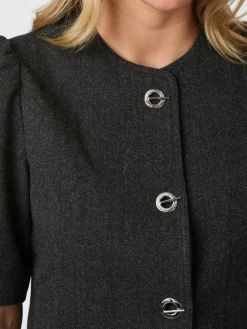 Hot Xanthe Herringbone Blazer, , 40 Dame Jakker & Frakker