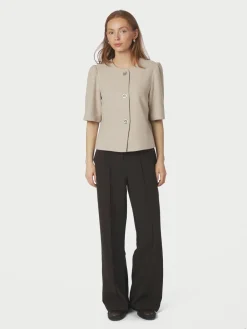 Neo Noir Xanthe Light Herringbone Blazer, , 36-Dame Jakker & Frakker