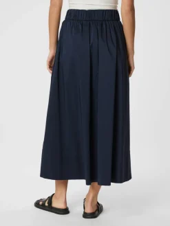Neo Noir Yara Long Poplin Nederdel, , 36-Dame Nederdele