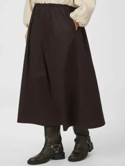 Outlet Yara Poplin Nederdel, , 40 Dame Nederdele