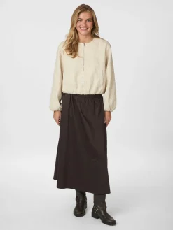 Outlet Yara Poplin Nederdel, , 40 Dame Nederdele