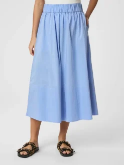 Outlet Yara Poplin Nederdel, , 40 Dame Nederdele