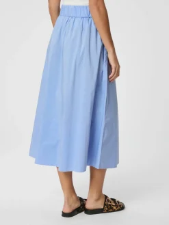 Outlet Yara Poplin Nederdel, , 40 Dame Nederdele
